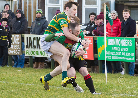 Caithness 6 v Highland 41 Millbank 13/02/2016