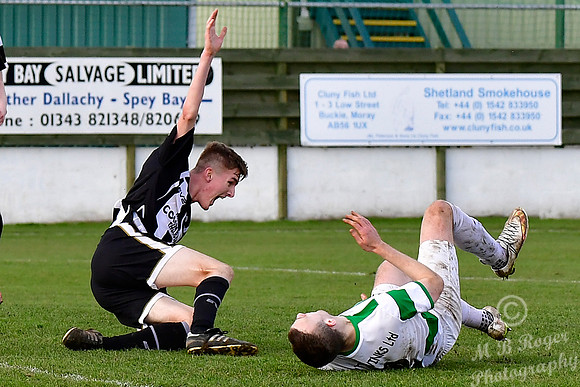 Buckie 1 v Wick Academy 0 SHFL Victoria Park 18/03/2017