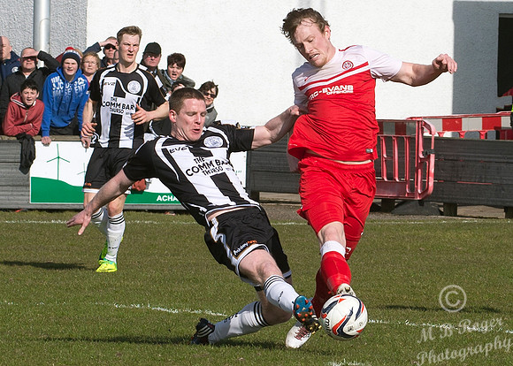 Wick 2  Brora 2 SHFL Harmsworth Park 02/04/2016