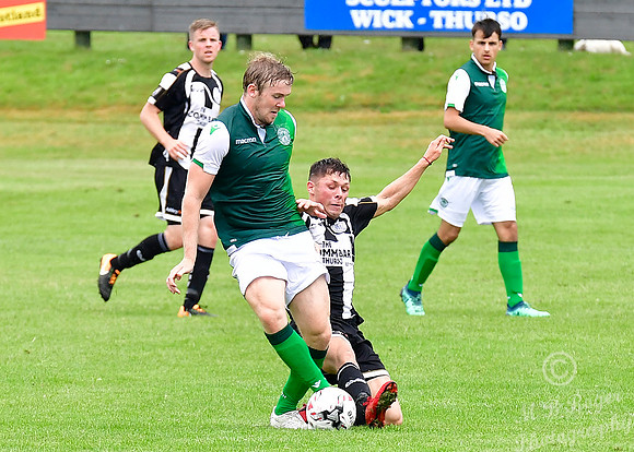 Wick Academy 0 v Hibernian FC X1 1 Harmsworth Park 15/07/2018