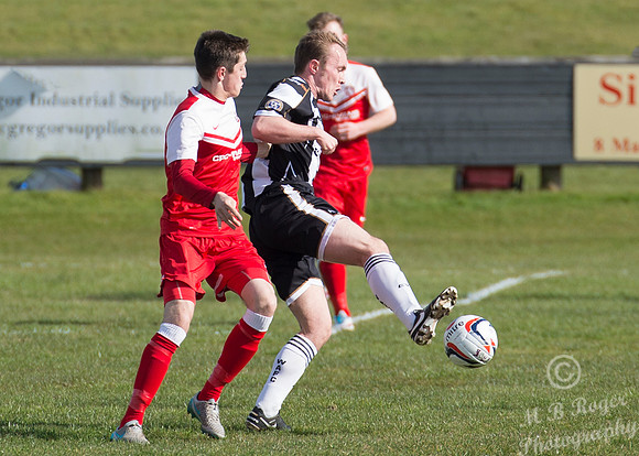 Wick 2  Brora 2 SHFL Harmsworth Park 02/04/2016