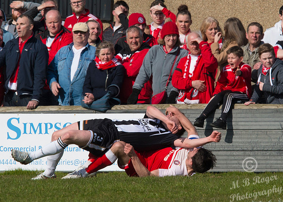 Wick 2  Brora 2 SHFL Harmsworth Park 02/04/2016