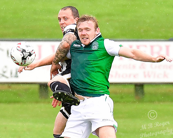 Wick Academy 0 v Hibernian FC X1 1 Harmsworth Park 15/07/2018