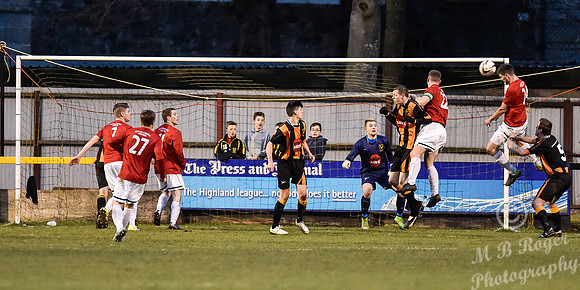 Huntly 1 v Wick 1 SHFL Christie Park 19/12/2015