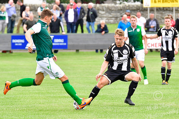 Wick Academy 0 v Hibernian FC X1 1 Harmsworth Park 15/07/2018