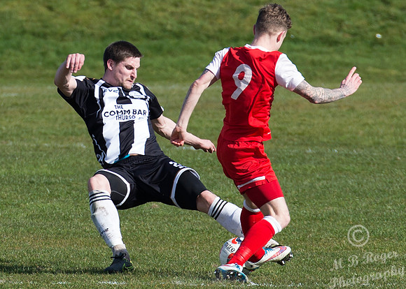 Wick 2  Brora 2 SHFL Harmsworth Park 02/04/2016