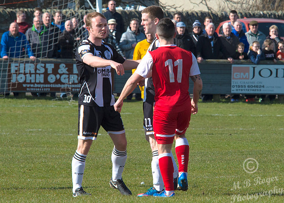 Wick 2  Brora 2 SHFL Harmsworth Park 02/04/2016