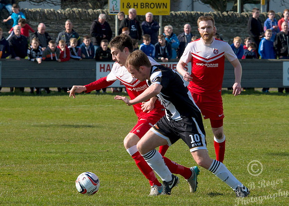 Wick 2  Brora 2 SHFL Harmsworth Park 02/04/2016