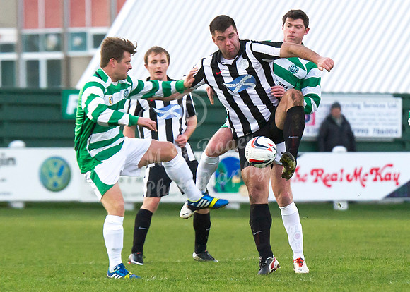 Buckie Thistle 2 v Wick Academy 1 SHFL 30/11/2013