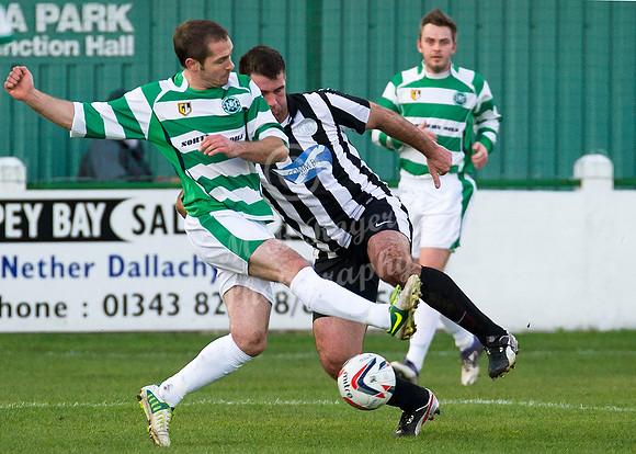 Buckie Thistle 2 v Wick Academy 1 SHFL 30/11/2013