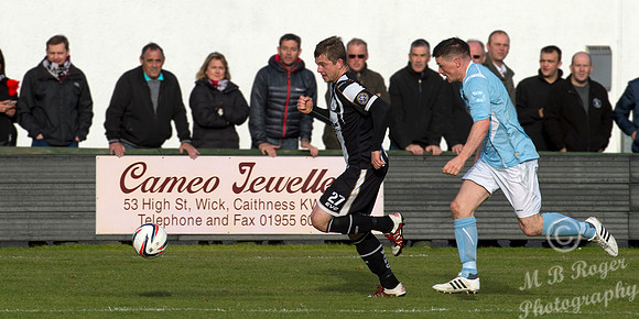 Wick 0 v Fraserburgh 1 SHFL Harmsworth Park 08/10/2016
