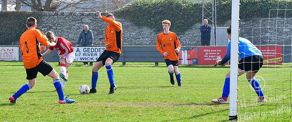 Wick U17s 16 v Fort William U17s 0 Harmsworth Park 21/04/2019