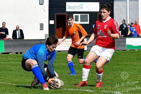 Wick U17s 16 v Fort William U17s 0 Harmsworth Park 21/04/2019
