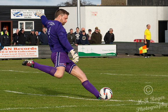 Wick 0 v Fraserburgh 1 SHFL Harmsworth Park 08/10/2016