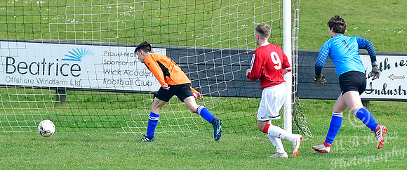 Wick U17s 16 v Fort William U17s 0 Harmsworth Park 21/04/2019