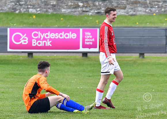 Wick U17s 16 v Fort William U17s 0 Harmsworth Park 21/04/2019