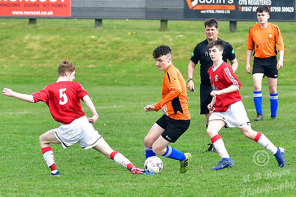 Wick U17s 16 v Fort William U17s 0 Harmsworth Park 21/04/2019