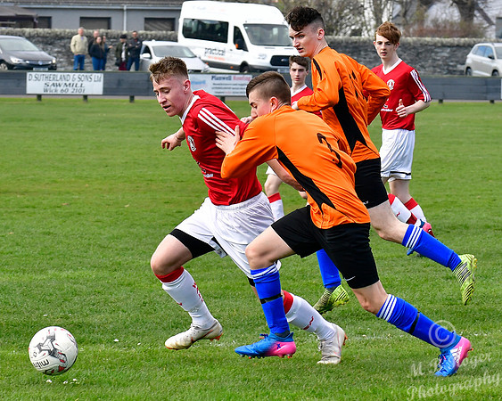 Wick U17s 16 v Fort William U17s 0 Harmsworth Park 21/04/2019
