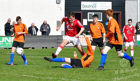 Wick U17s 16 v Fort William U17s 0 Harmsworth Park 21/04/2019