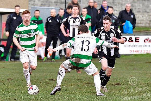 Wick 1 v Buckie Thistle 2 SHFL 11/03/2017 Harmsworth Park