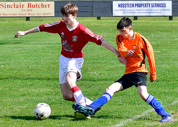 Wick U17s 16 v Fort William U17s 0 Harmsworth Park 21/04/2019