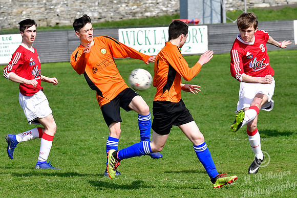 Wick U17s 16 v Fort William U17s 0 Harmsworth Park 21/04/2019