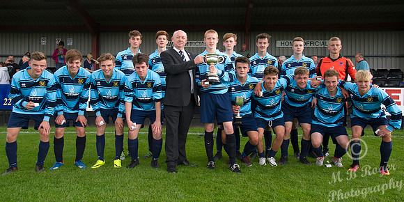 Banks O'Dee with Under 17's SHFL Play off Trophy