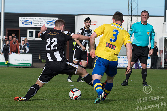 Wick 1 v Inverurie 1 SHFL Harmsworth Park 03/09/2016