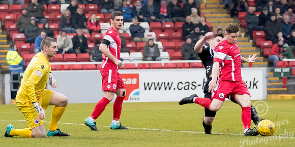 Stirling Albion 2 v Wick 0 SCR3  Forthbank Stadium 03/12/2016