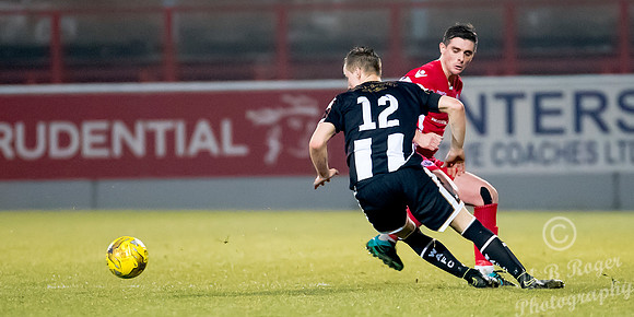Stirling Albion 2 v Wick 0 SCR3  Forthbank Stadium 03/12/2016