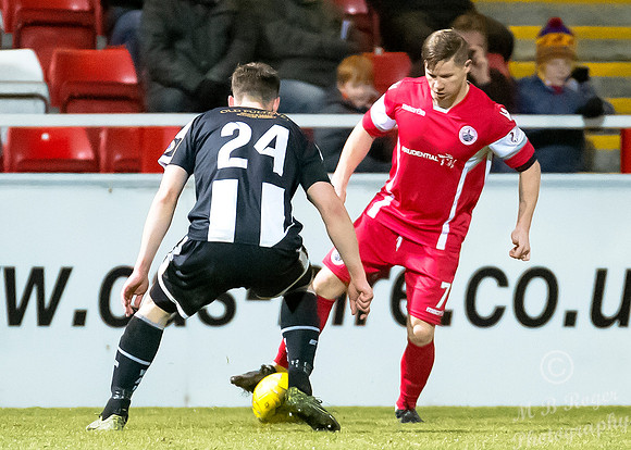 Stirling Albion 2 v Wick 0 SCR3  Forthbank Stadium 03/12/2016