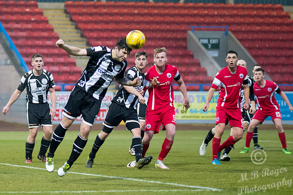Stirling Albion 2 v Wick 0 SCR3  Forthbank Stadium 03/12/2016