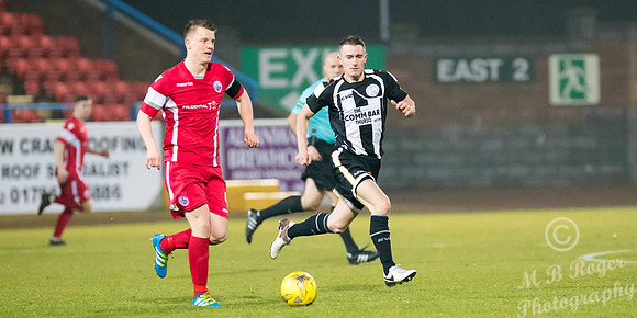 Stirling Albion 2 v Wick 0 SCR3  Forthbank Stadium 03/12/2016