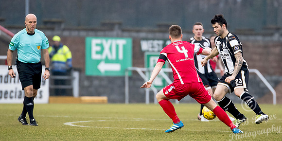 Stirling Albion 2 v Wick 0 SCR3  Forthbank Stadium 03/12/2016