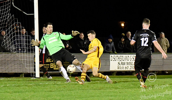 Wick 0 v Forres 0 SHFL Harmsworth Park 05/01/2018