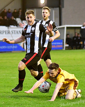 Wick 0 v Forres 0 SHFL Harmsworth Park 05/01/2018