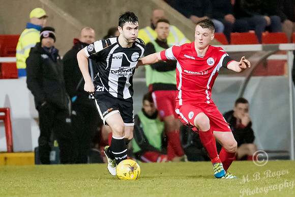 Stirling Albion 2 v Wick 0 SCR3  Forthbank Stadium 03/12/2016