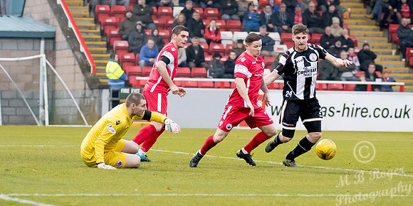 Stirling Albion 2 v Wick 0 SCR3  Forthbank Stadium 03/12/2016