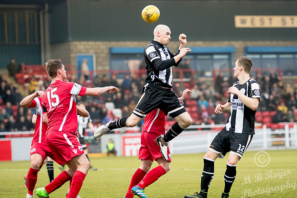 Stirling Albion 2 v Wick 0 SCR3  Forthbank Stadium 03/12/2016
