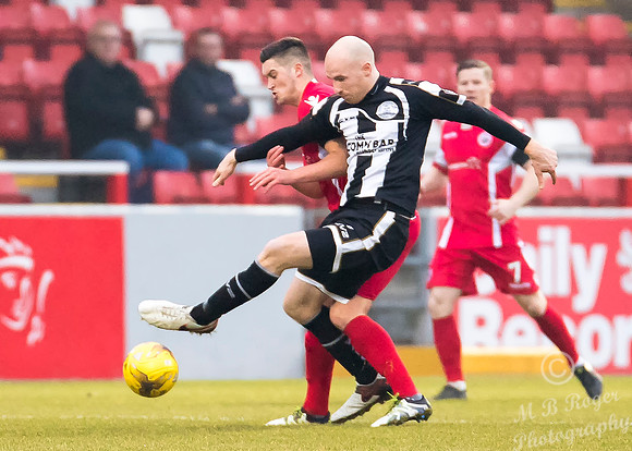 Stirling Albion 2 v Wick 0 SCR3  Forthbank Stadium 03/12/2016