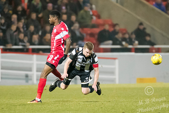 Stirling Albion 2 v Wick 0 SCR3  Forthbank Stadium 03/12/2016