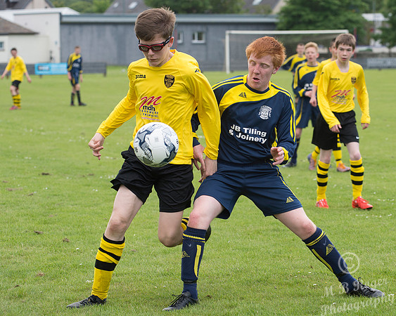 Thurso Gala Under 15's West 3 v East 0