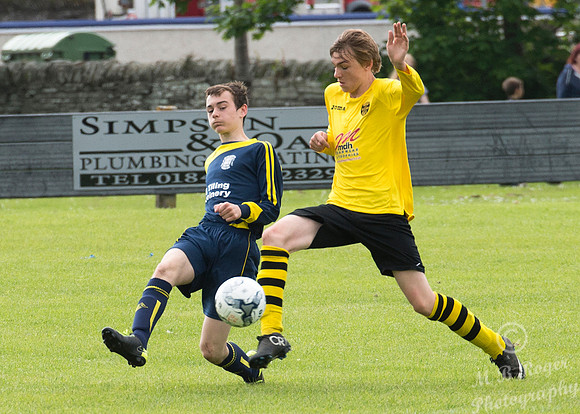 Thurso Gala Under 15's West 3 v East 0