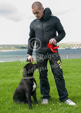 Scrufts 001 p _DSC6536 Stuart Ross and Fugly  - 1st Best Puppy under 1 yr