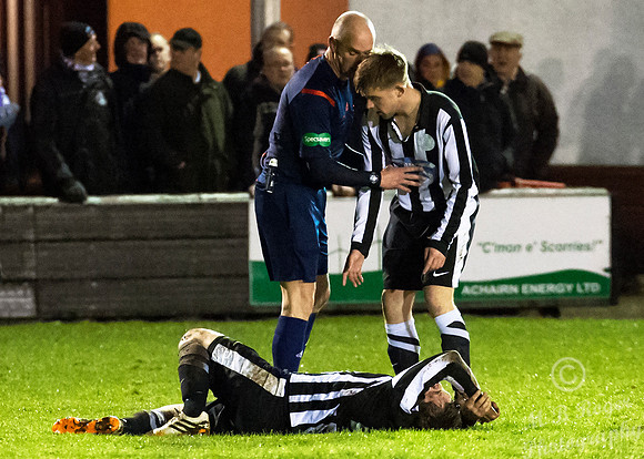 Wick Academy 0 v Brora Rangers 1 SHFL 11/03/2015 Harmsworth Park