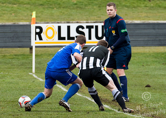 Wick Academy 1 v Cove Rangers 1 SHFL Harmsworth Park 04/04/2015