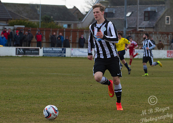 Lossiemouth 0 v Wick Academy 2 SHFL 21/02/2014 Grant Park