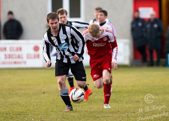Lossiemouth 0 v Wick Academy 2 SHFL 21/02/2014 Grant Park