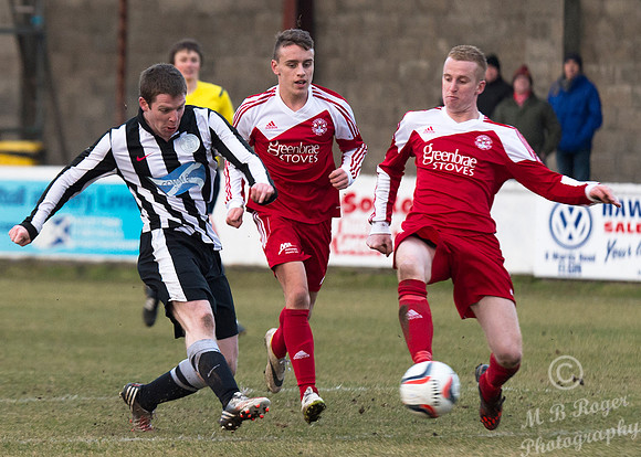 Lossiemouth 0 v Wick Academy 2 SHFL 21/02/2014 Grant Park