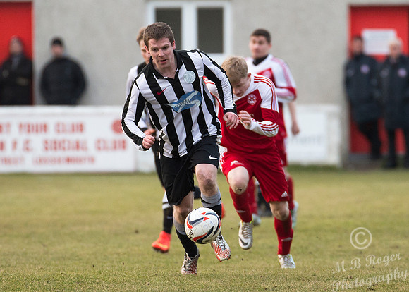 Lossiemouth 0 v Wick Academy 2 SHFL 21/02/2014 Grant Park